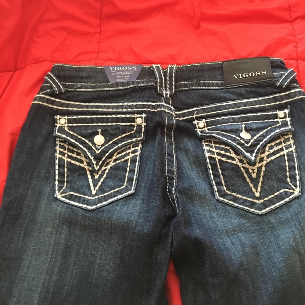 NWT Vigoss boot cut jeans size 9/10 long